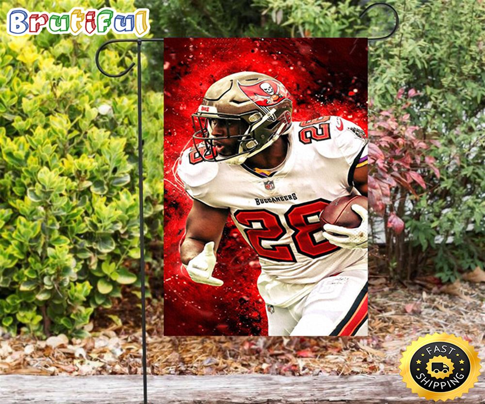 Nfl Garden Flags Tampa Bay Buccaneers Leonard Fournette1 Double Sided Printing Garden Flag Buccaneers Garden Flags 1 iynvmi