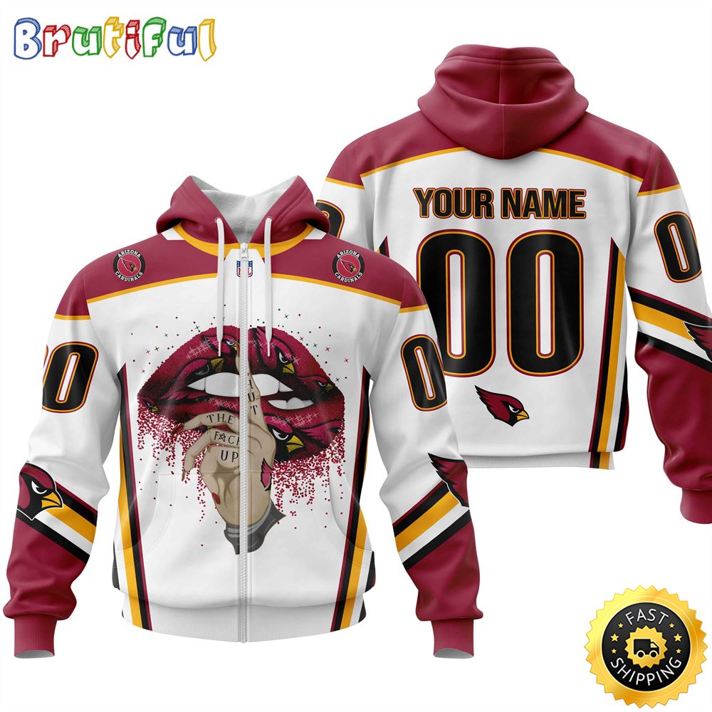 Personalized Arizona Cardinals All Over Print Zip Hoodie 3D Please Control A mouth Unisex Zip Hoodie 1 rturfl