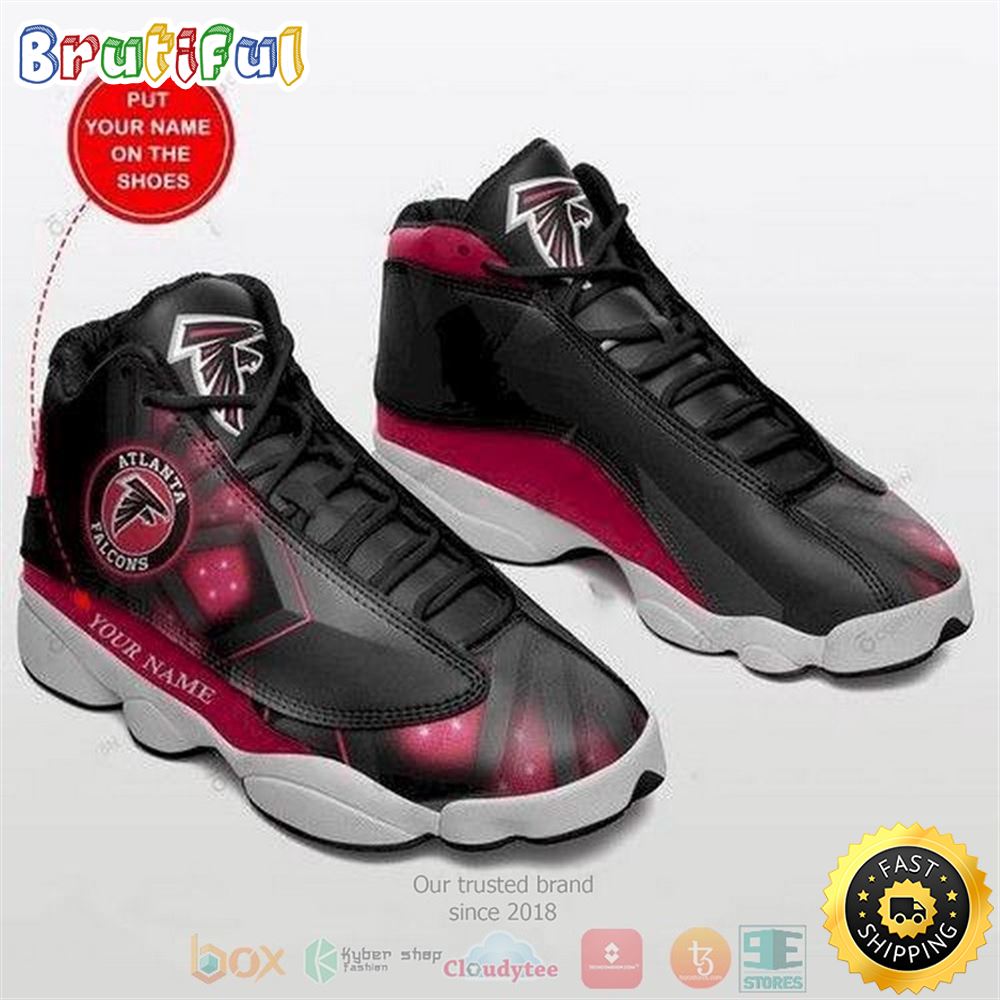 Personalized Atlanta Falcons Nfl Logo Custom Air Jordan 13 Shoes h4rktt