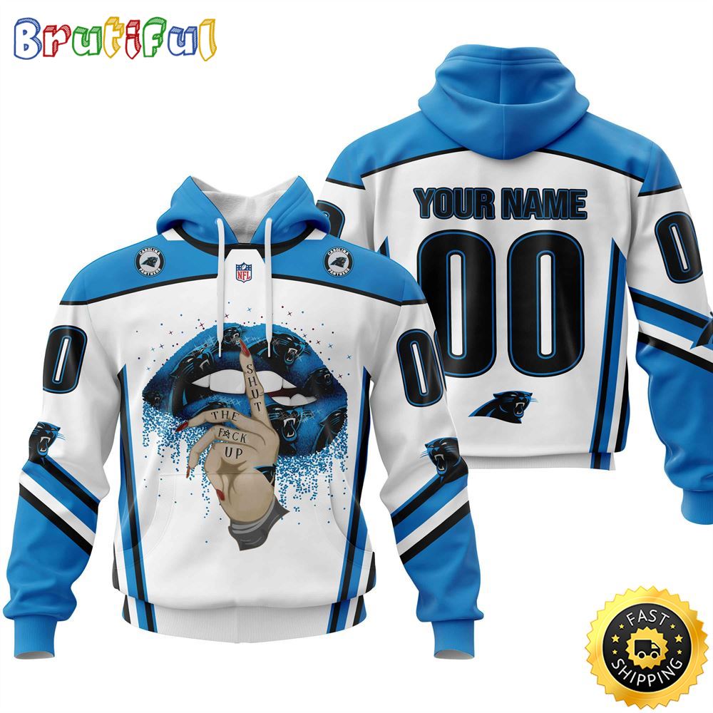 Personalized Carolina Panthers All Over Print 3D Hoodie Please Control A Mouth Unisex Hoodie 1 hfyccm