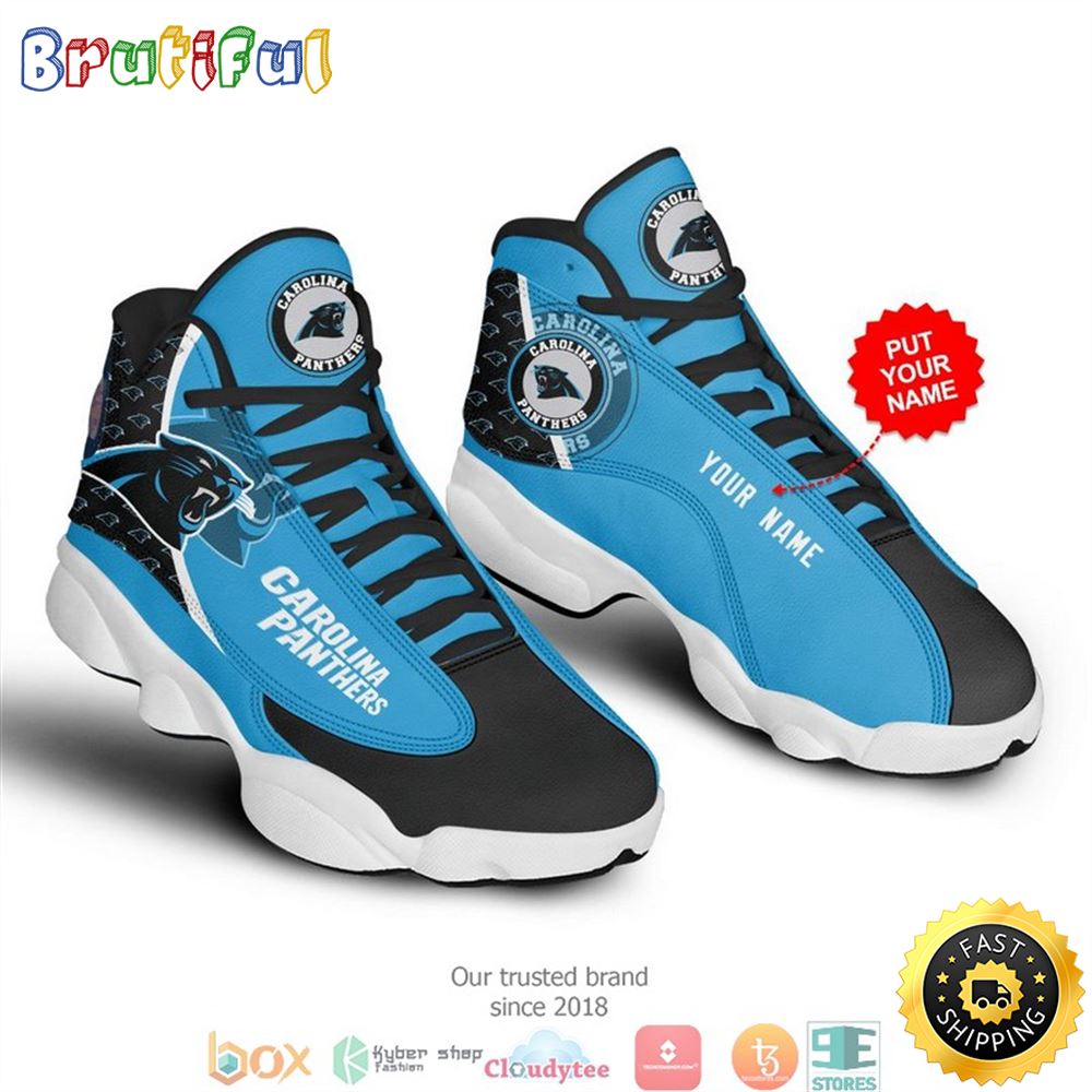 Personalized Carolina Panthers Nfl 3 Football Air Jordan 13 Sneaker Shoes wcckc7
