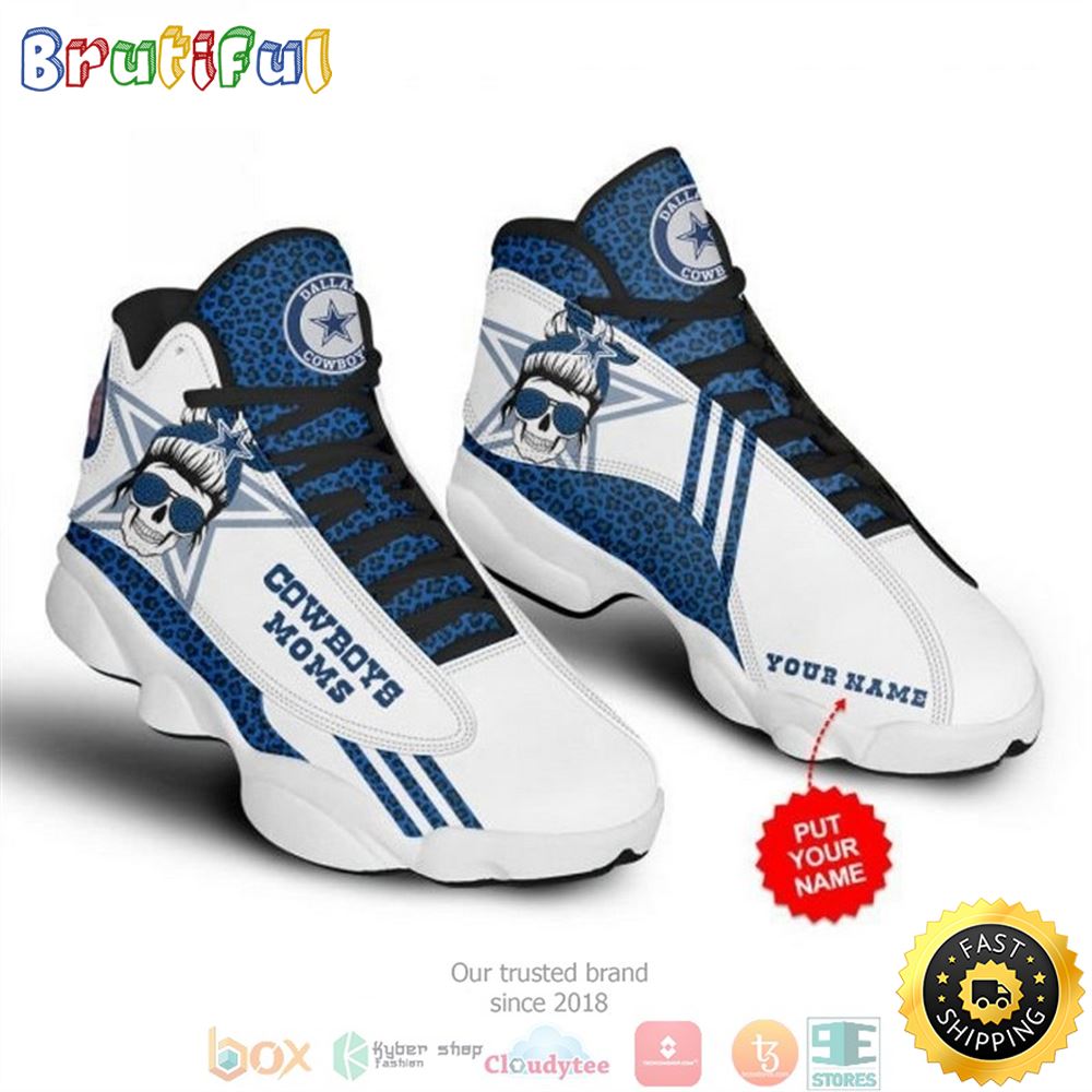 Personalized Dallas Cowboys Football Nfl 15 Big Logo Air Jordan 13 Sneaker Shoes aron4z