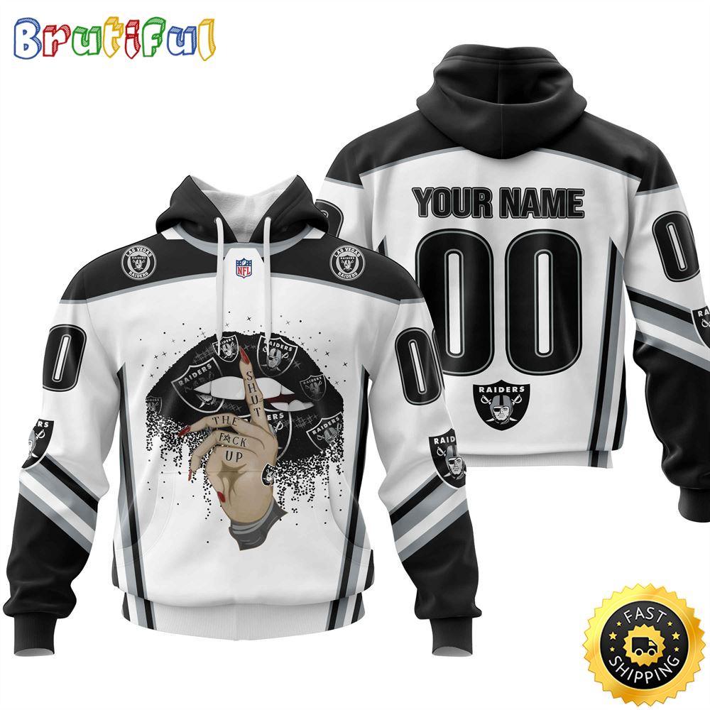 Personalized Las Vegas Raiders All Over Print 3D Hoodie Please Control A Mouth Unisex Hoodie 1 gmkeba