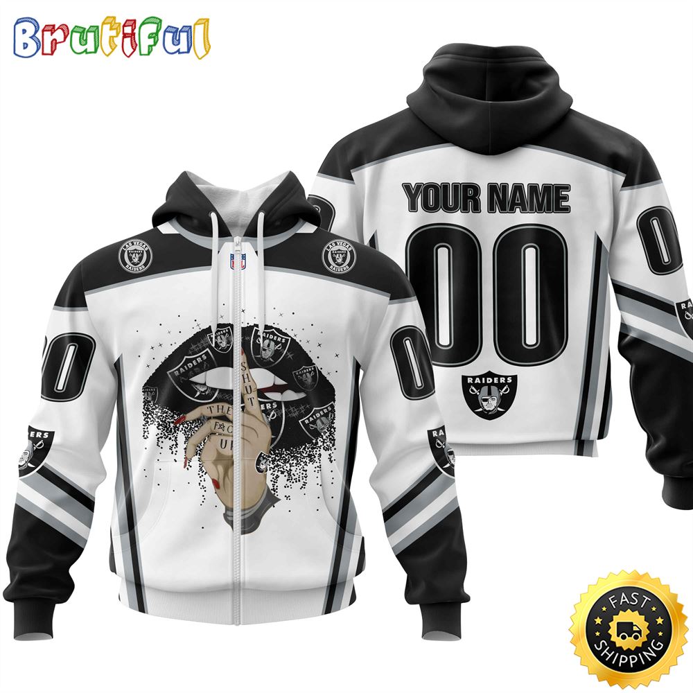 Personalized Las Vegas Raiders All Over Print Zip Hoodie 3D Please Control A mouth Unisex Zip Hoodie 1 tyqrsv