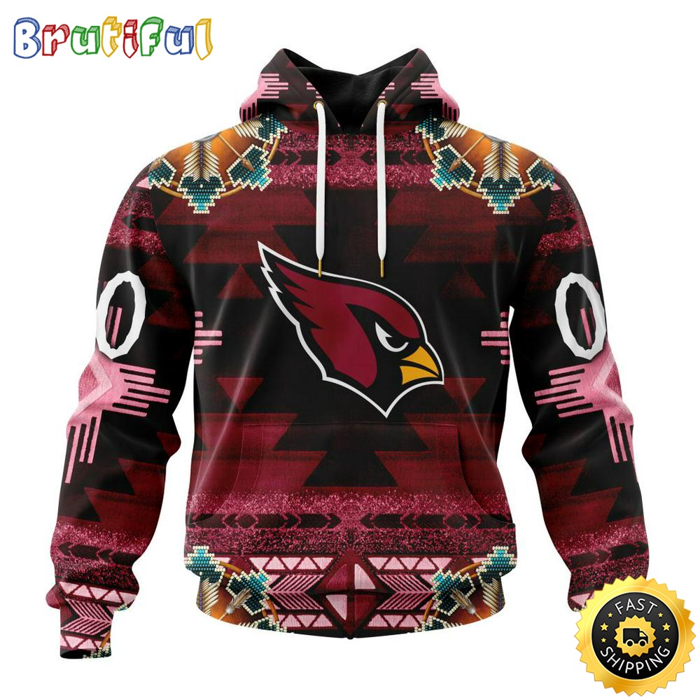 Personalized NFL Arizona Cardinals Hoodie Special Native Costume Design 3D Hoodie Unisex Hoodie wx0oot