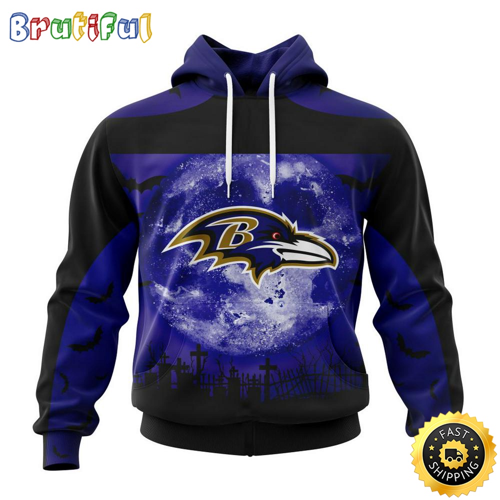 Personalized NFL Baltimore Ravens Hoodie Specialized Halloween Concepts Kits 3D Hoodie Unisex Hoodie d8ojbd