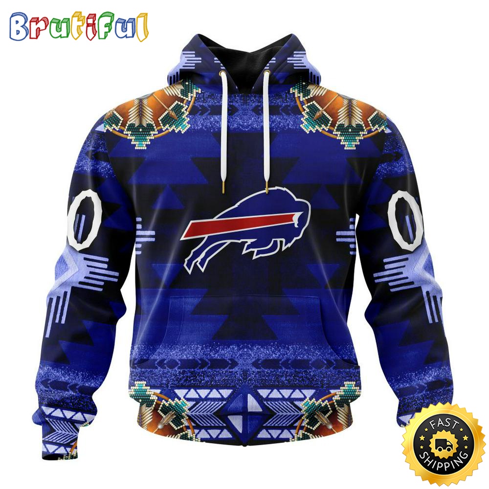 Personalized NFL Buffalo Bills Hoodie Special Native Costume Design 3D Hoodie Unisex Hoodie xocvj9