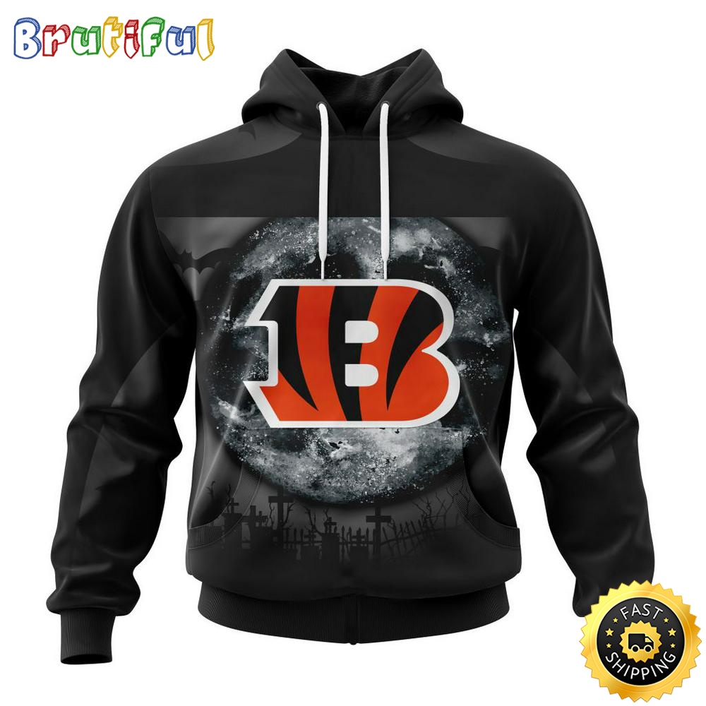 Personalized NFL Cincinnati Bengals Hoodie Specialized Halloween Concepts Kits 3D Hoodie Unisex Hoodie tleneh