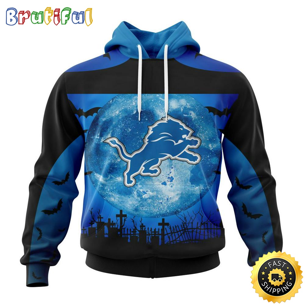 Personalized NFL Detroit Lions Hoodie Specialized Halloween Concepts Kits 3D Hoodie Unisex Hoodie mwclrg