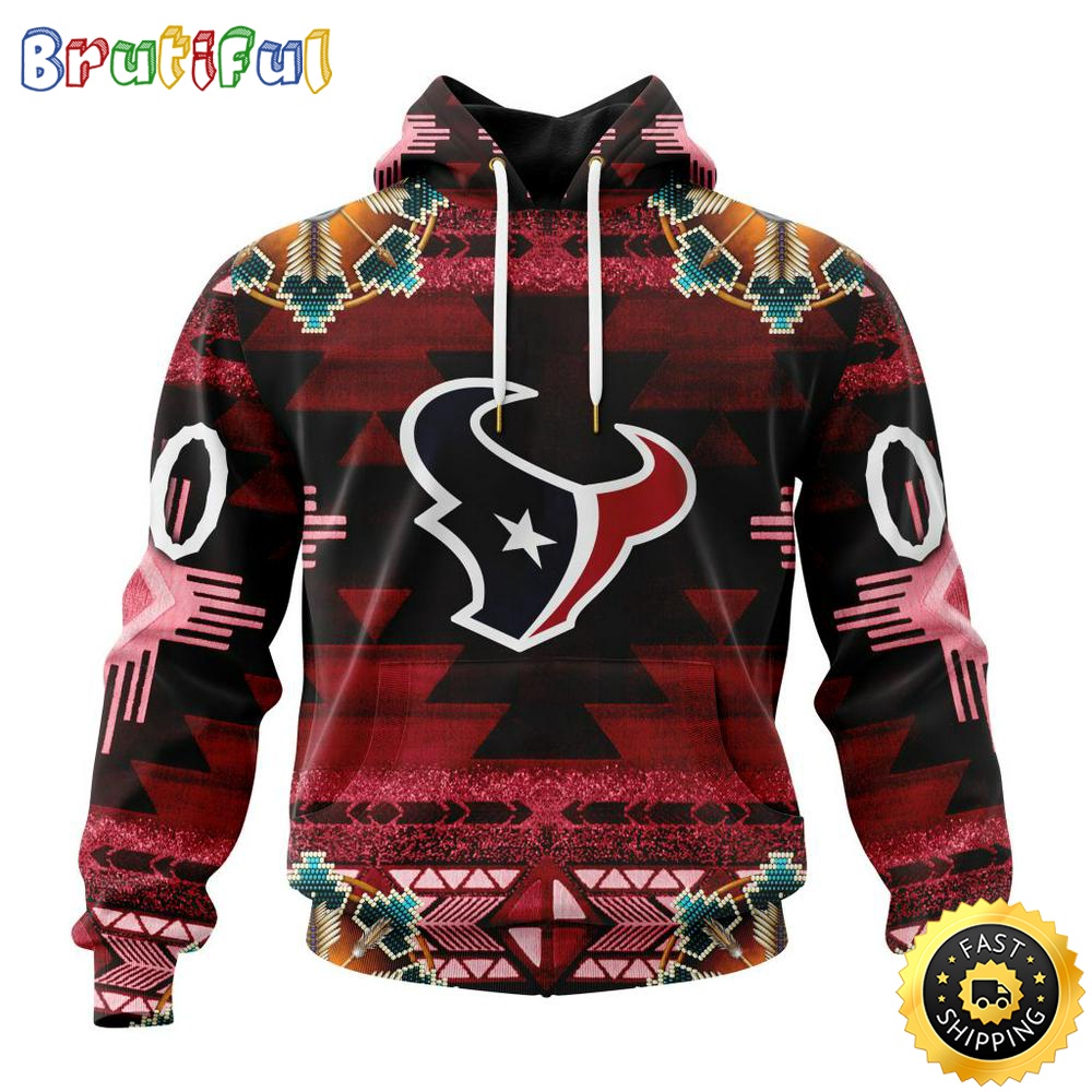 Personalized NFL Houston Texans Hoodie Special Native Costume Design 3D Hoodie Unisex Hoodie qul6ql