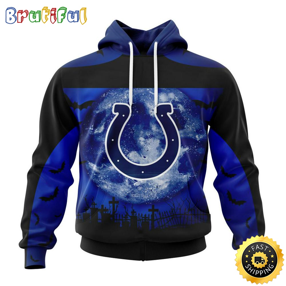 Personalized NFL Indianapolis Colts Hoodie Specialized Halloween Concepts Kits 3D Hoodie Unisex Hoodie l7qrcg