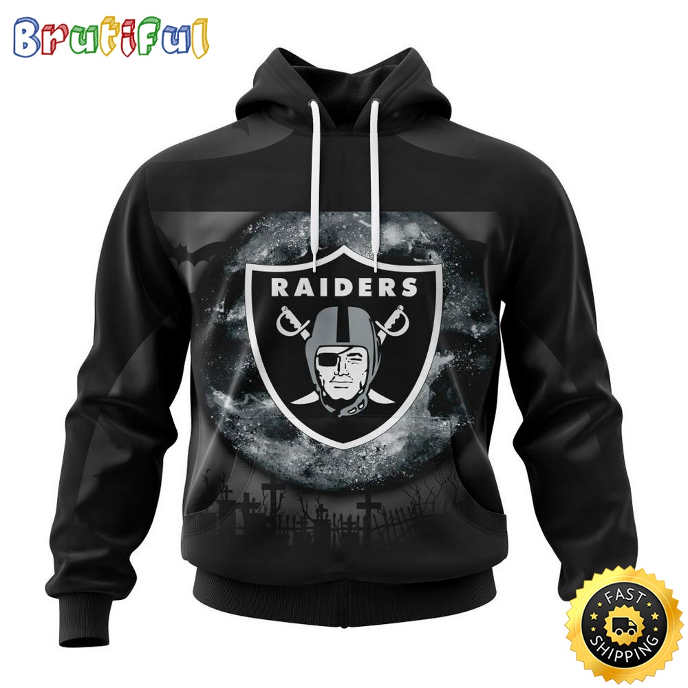Personalized NFL Las Vegas Raiders Hoodie Specialized Halloween Concepts Kits 3D Hoodie Unisex Hoodie xrqscn