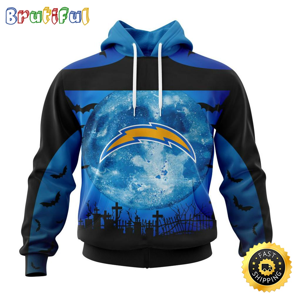 Personalized NFL Los Angeles Chargers Hoodie Specialized Halloween Concepts Kits 3D Hoodie Unisex Hoodie efez77