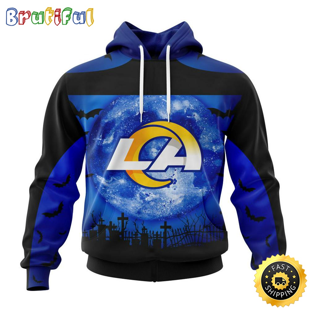 Personalized NFL Los Angeles Rams Hoodie Specialized Halloween Concepts Kits 3D Hoodie Unisex Hoodie cla1uu