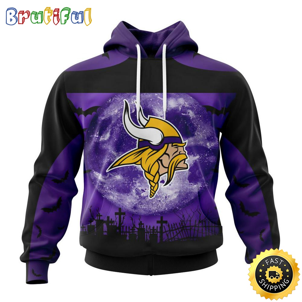 Personalized NFL Minnesota Vikings Hoodie Specialized Halloween Concepts Kits 3D Hoodie Unisex Hoodie rli0c9