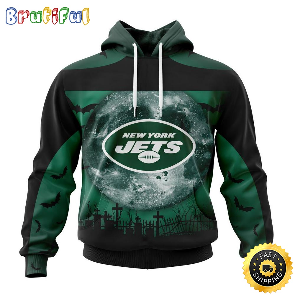 Personalized NFL New York Jets Hoodie Specialized Halloween Concepts Kits 3D Hoodie Unisex Hoodie npa4kd