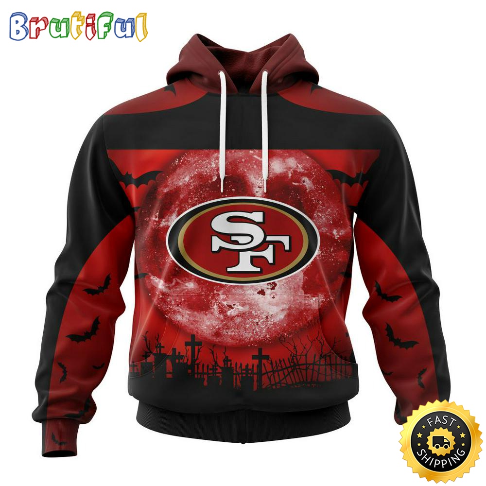 Personalized NFL San Francisco 49ers Hoodie Specialized Halloween Concepts Kits 3D Hoodie Unisex Hoodie zdrs9o