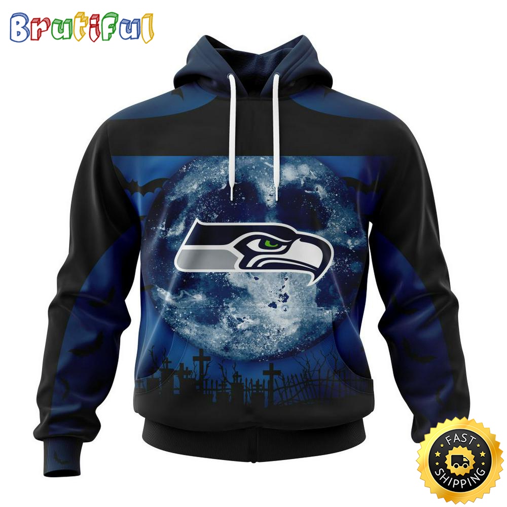 Personalized NFL Seattle Seahawks Hoodie Specialized Halloween Concepts Kits 3D Hoodie Unisex Hoodie ltdkxb