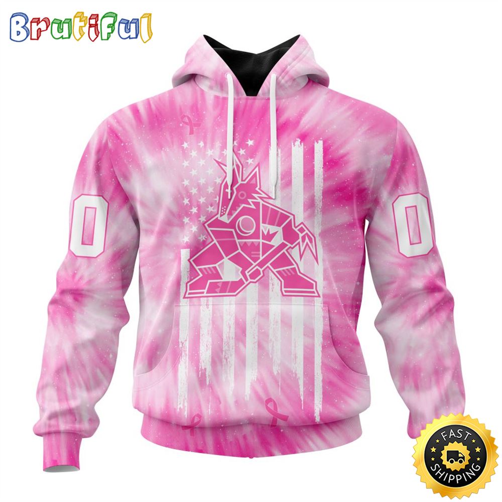 Personalized NHL Arizona Coyotes Special Pink Tie Dye All Over Print 3D Hoodie Unisex Hoodie Tshirt Sweatshirt 1 oglmwv