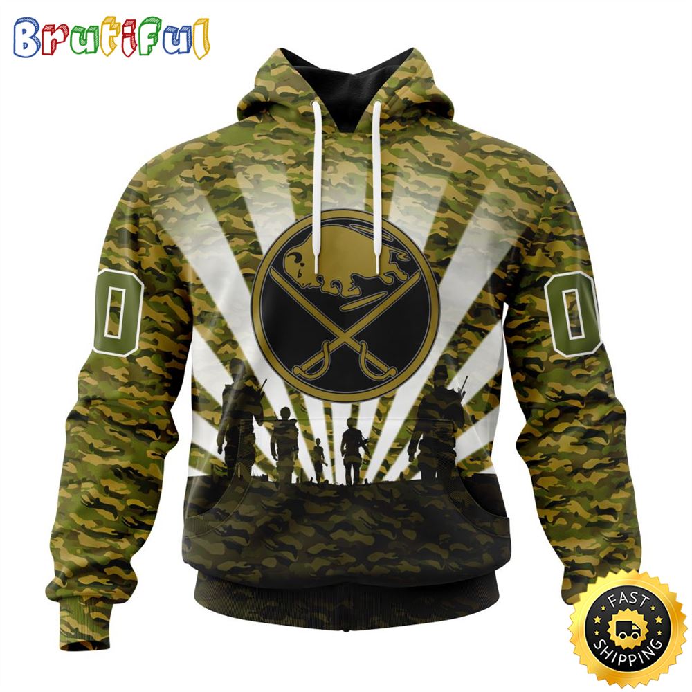 Personalized NHL Buffalo Sabres All Over Print 3D Hoodie Military Camo Kits For Veterans Day And Rememberance Day 1 f0sz73