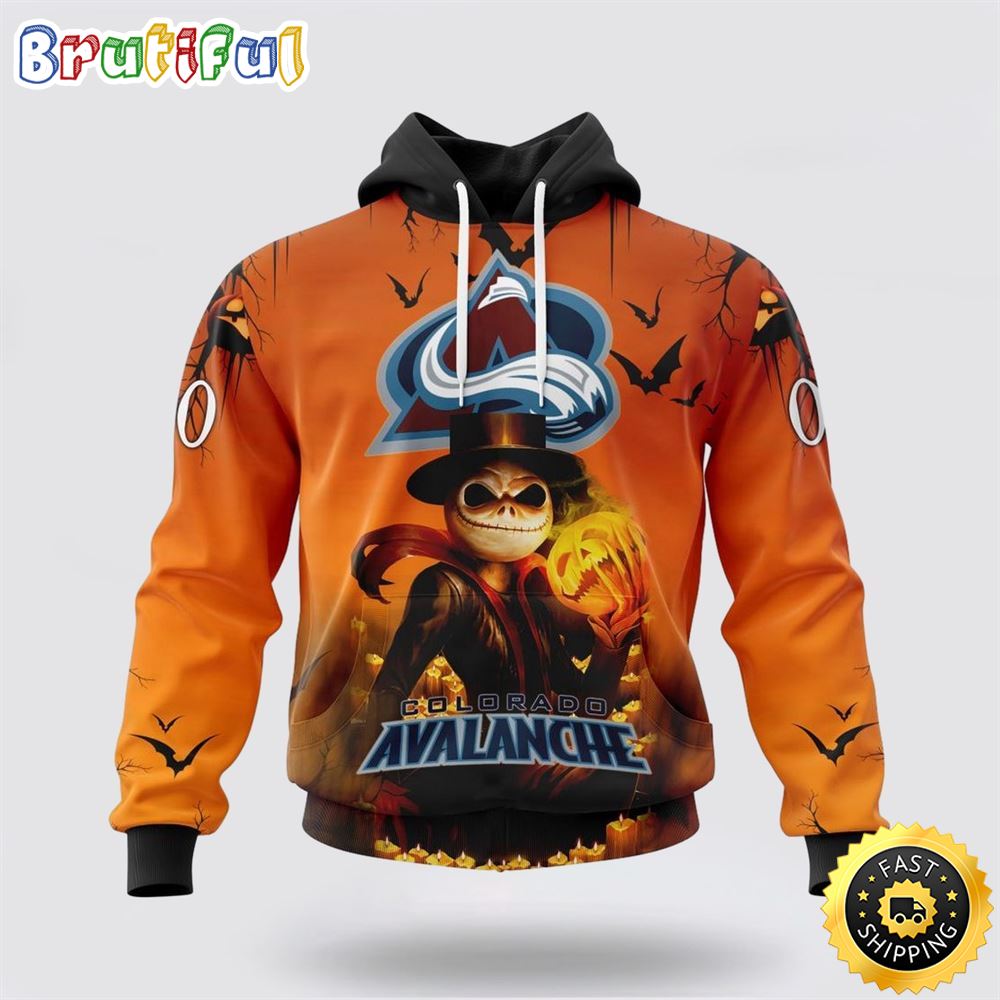 Personalized NHL Colorado Avalanche All Over Print 3D Hoodie Special Halloween Concepts Celebrate Halloween 1 iubhhg