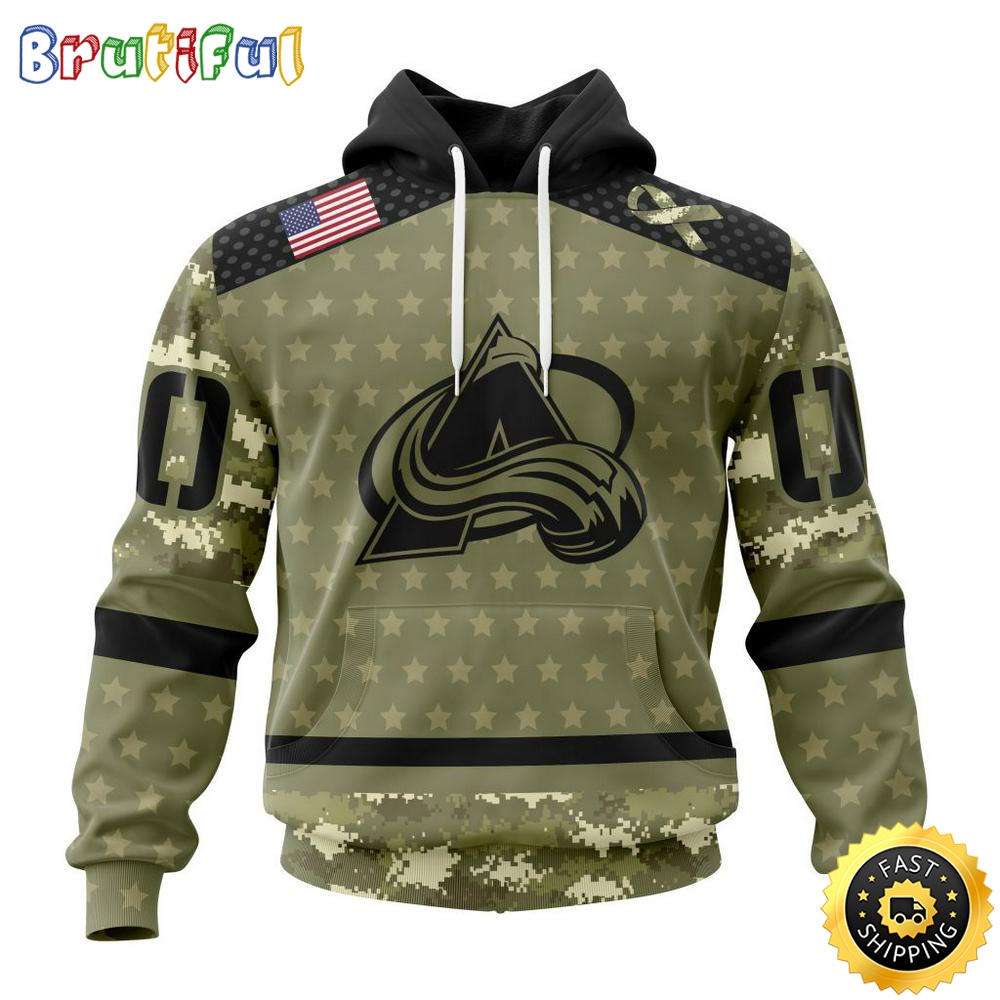 Personalized NHL Colorado Avalanche Hoodie Special Camo Military Appreciation All Over Print 3D Hoodie Unisex Hoodie 1 epxlo2