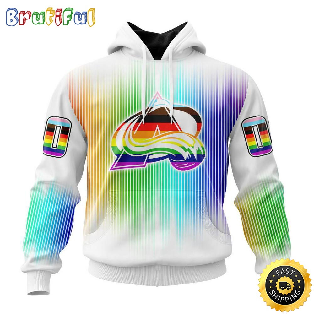 Personalized NHL Colorado Avalanche Hoodie Special Design For Pride Month All Over Print 3D Hoodie Unisex Hoodie Tshirt 1 cfaqt5