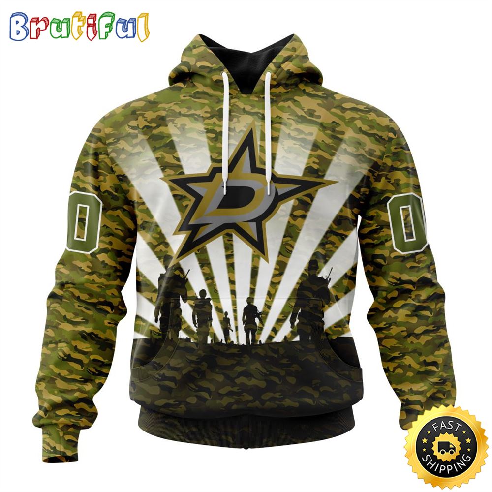 Personalized NHL Dallas Stars All Over Print 3D Hoodie Military Camo Kits For Veterans Day And Rememberance Day 1 jnfoxq