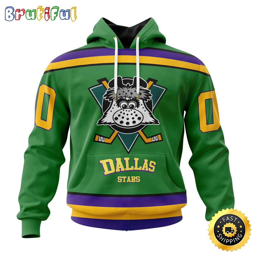 Personalized NHL Dallas Stars Hoodie Specialized Design X The Mighty Ducks All Over Print 3D Hoodie Unisex Hoodie Tshirt 1 jbau4b