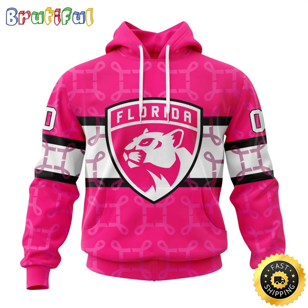 Personalized NHL Florida Panthers I Pink I Can In October We Wear Pink Breast Cancer All Over Print 3D Hoodie Unisex Hoodie Tshirt Sweatshirt 1 r9ss6x