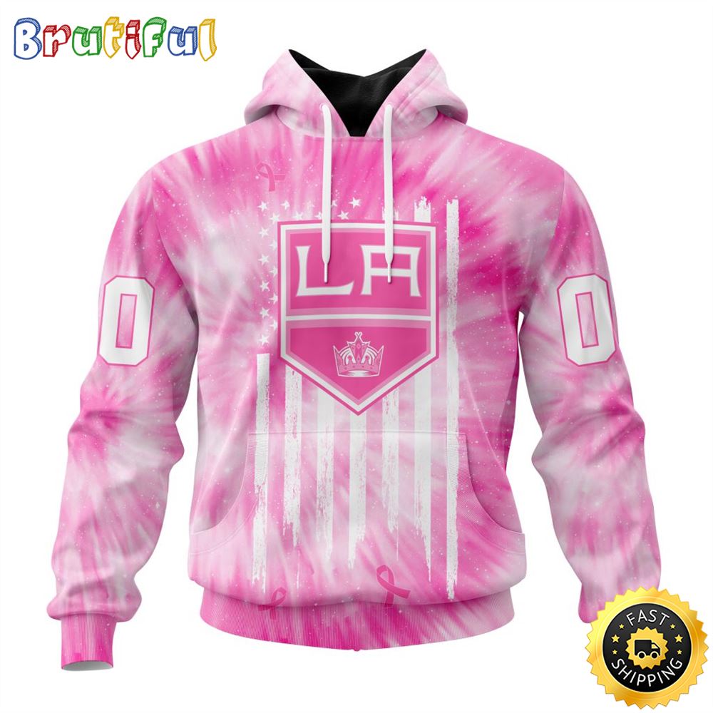Personalized NHL Los Angeles Kings Special Pink Tie Dye All Over Print 3D Hoodie Unisex Hoodie Tshirt Sweatshirt 1 hijntr