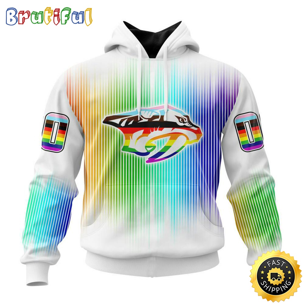 Personalized NHL Nashville Predators Hoodie Special Design For Pride Month All Over Print 3D Hoodie Unisex Hoodie Tshirt 1 jimgvn