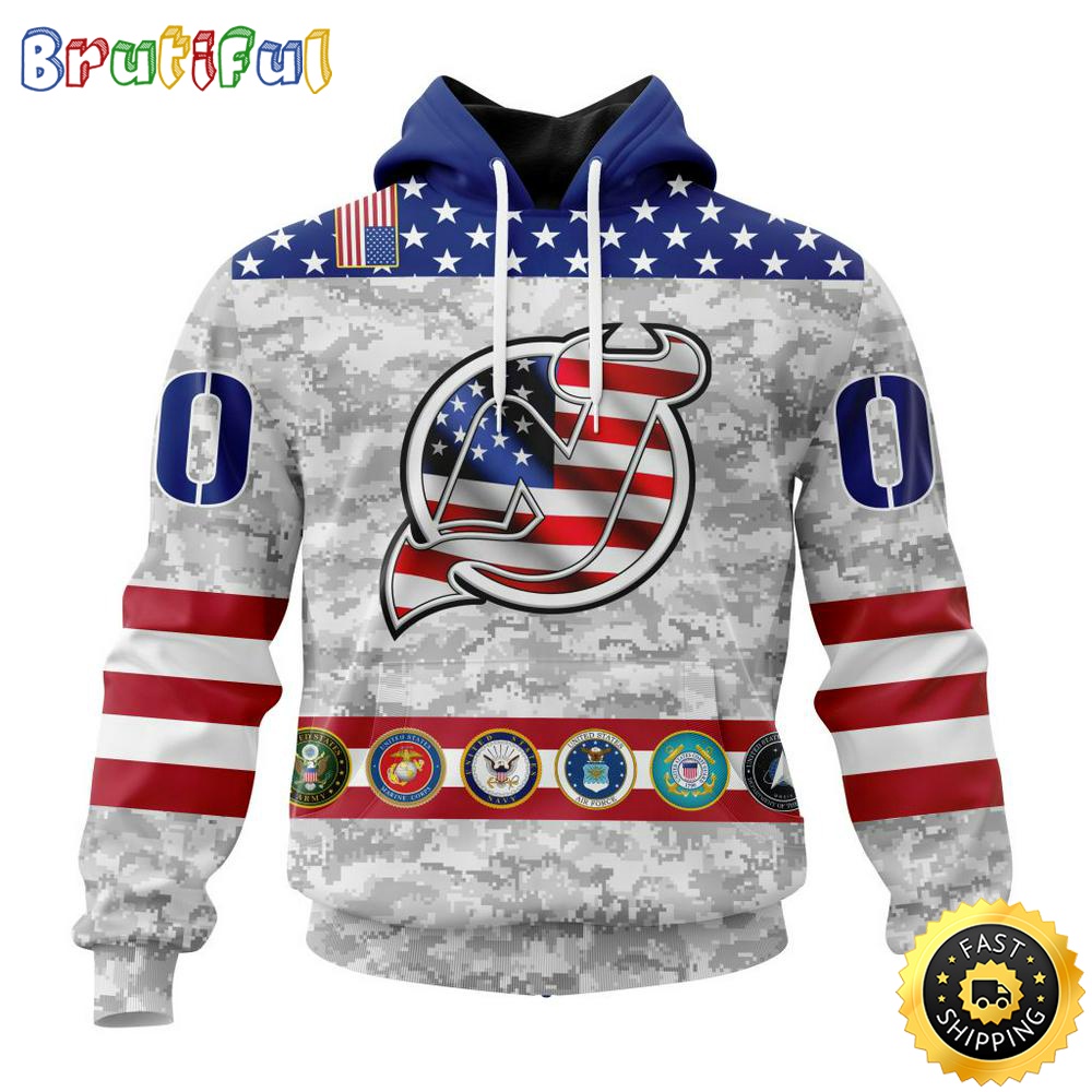 Personalized NHL New Jersey Devils Hoodie Armed Forces Appreciation All Over Print 3D Hoodie Unisex Tshirt Hoodie 1 s0avgd