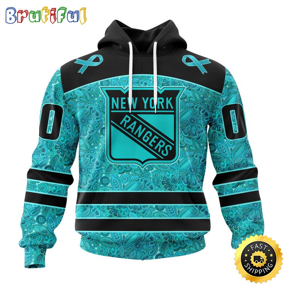 Personalized NHL New York Rangers All Over Print 3D Hoodie Special Design Fight Ovarian Cancer Gift For Football Fans 1 edzlpz