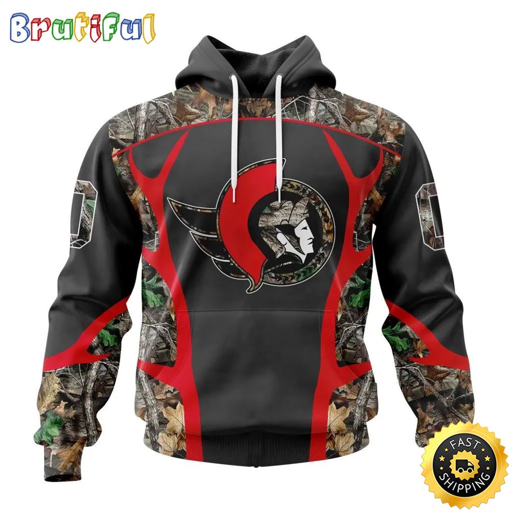 Personalized NHL Ottawa Senators Hoodie Special Camo Hunting Design All Over Print 3D Unisex Hoodie 1 sy7dnq