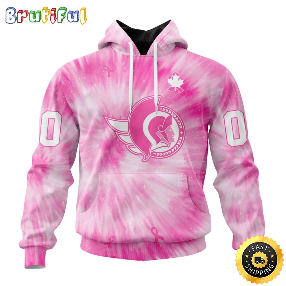 Personalized NHL Ottawa Senators Special Pink Tie Dye All Over Print 3D Hoodie Unisex Hoodie Tshirt Sweatshirt 1 eoa5os
