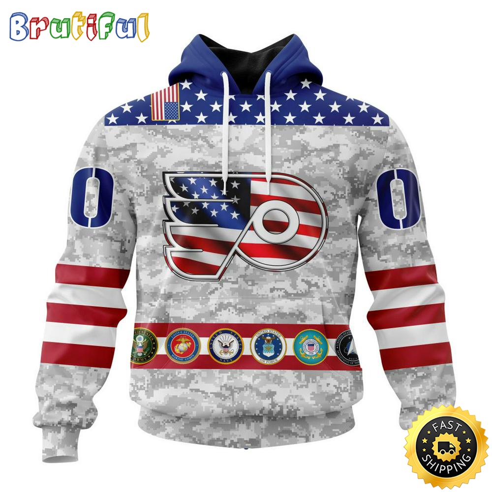 Personalized NHL Philadelphia Flyers Hoodie Armed Forces Appreciation All Over Print 3D Hoodie Unisex Tshirt Hoodie 1 sdeflq