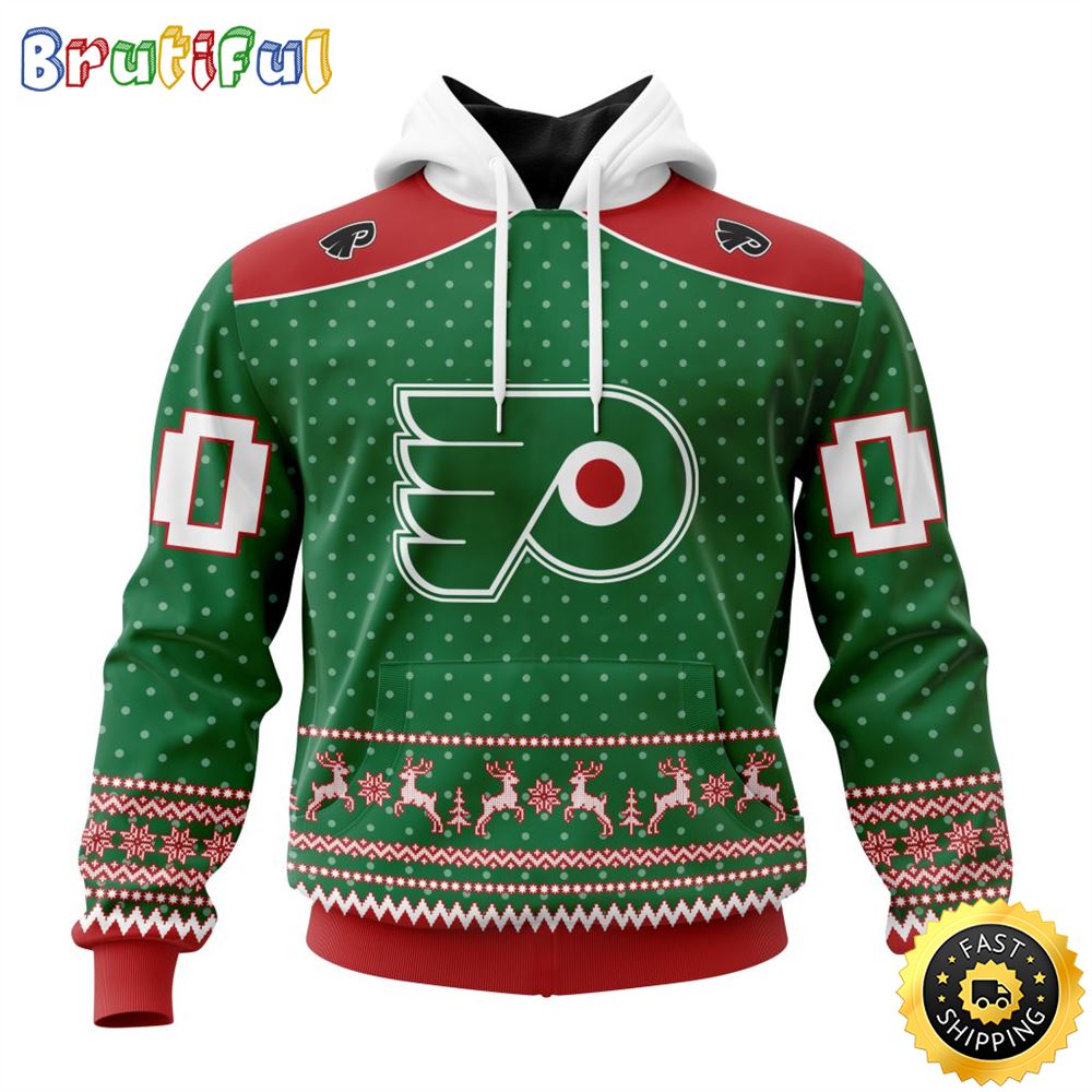 Personalized NHL Philadelphia Flyers Special Ugly Christmas All Over Print 3D Hoodie Unisex Hoodie Tshirt Sweatshirt 1 iziruf