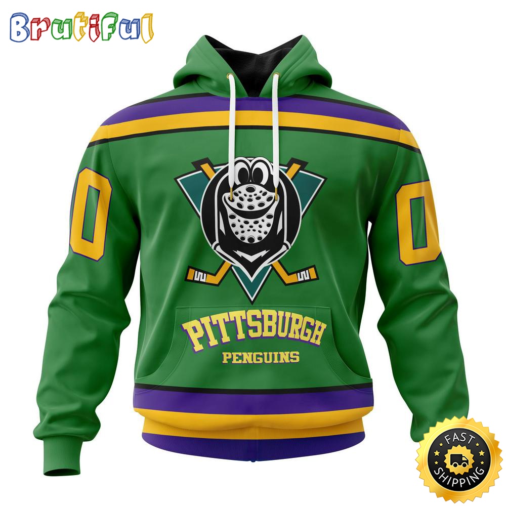Personalized NHL Pittsburgh Penguins Hoodie Specialized Design X The Mighty Ducks All Over Print 3D Hoodie Unisex Hoodie Tshirt 1 luisk9