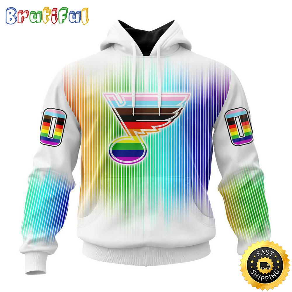 Personalized NHL St. Louis Blues Hoodie Special Design For Pride Month All Over Print 3D Hoodie Unisex Hoodie Tshirt 1 ub5whn