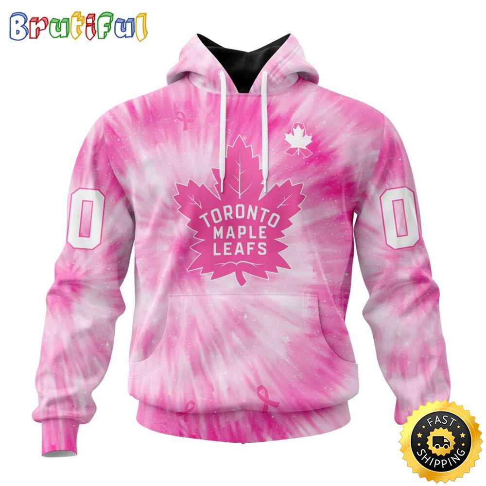 Personalized NHL Toronto Maple Leafs Special Pink Tie Dye All Over Print 3D Hoodie Unisex Hoodie Tshirt Sweatshirt 1 zmeb9q