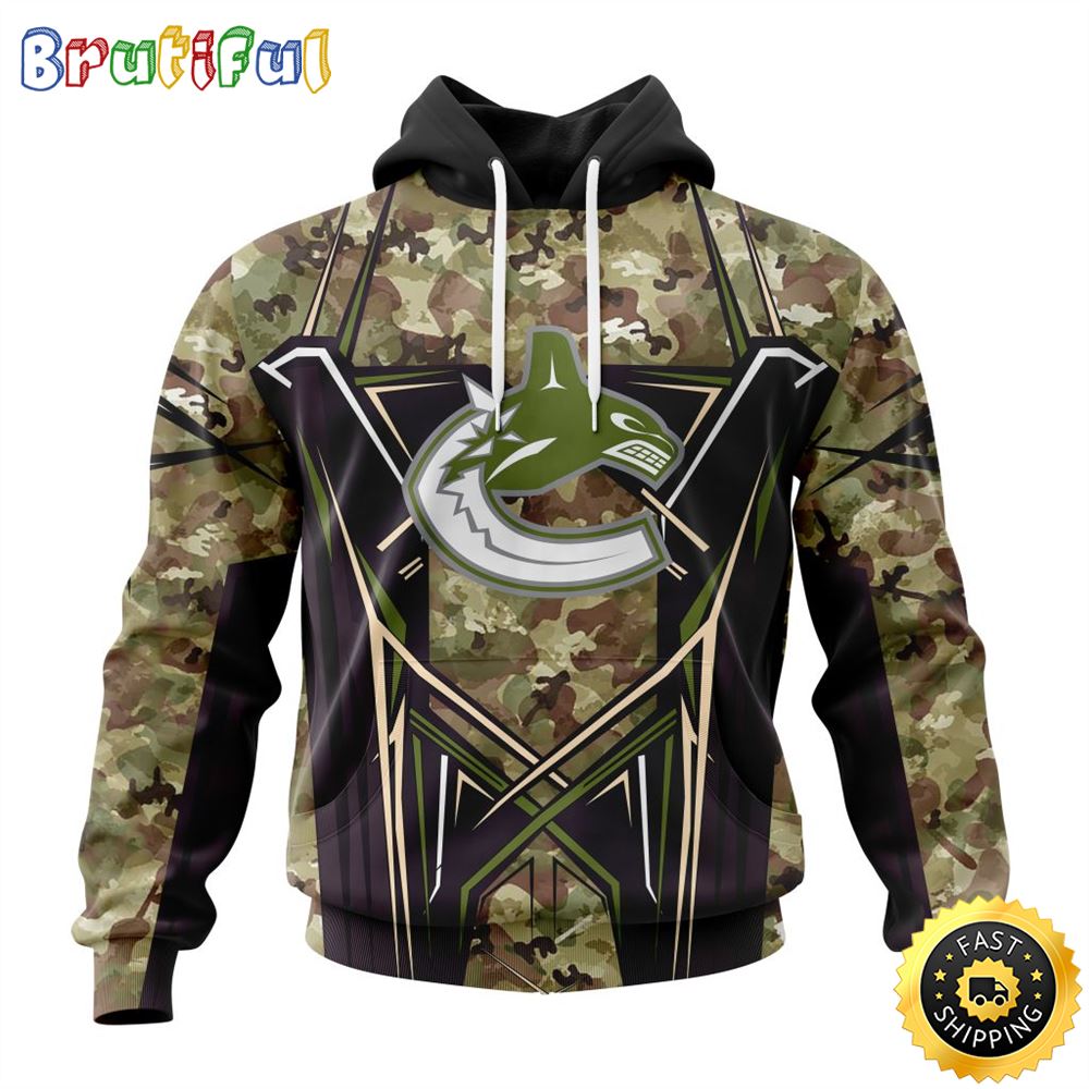 Personalized NHL Vancouver Canucks Hoodie Special Camo Color Design All Over Print 3D Unisex Hoodie 1 bxjrfn