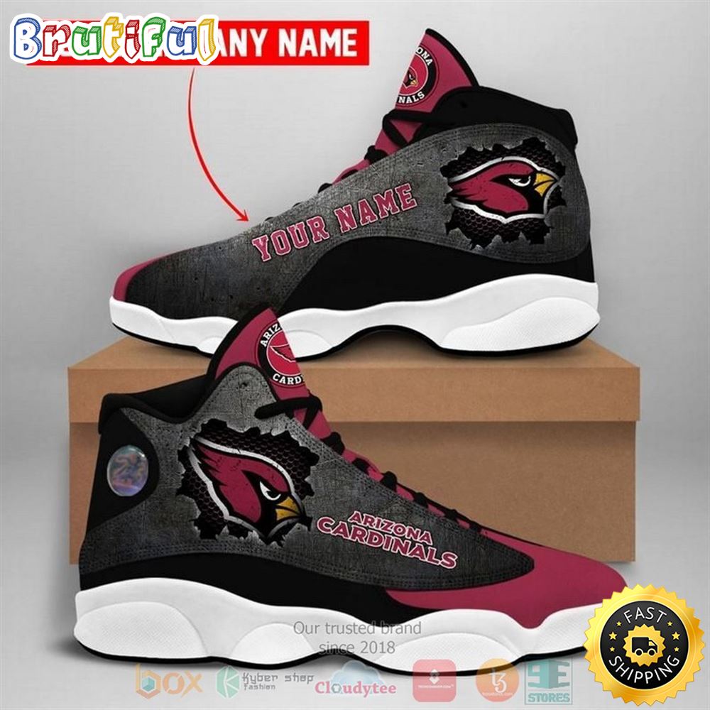 Personalized Nfl Arizona Cardinals Football Team Custom Air Jordan 13 Shoes mhah0q