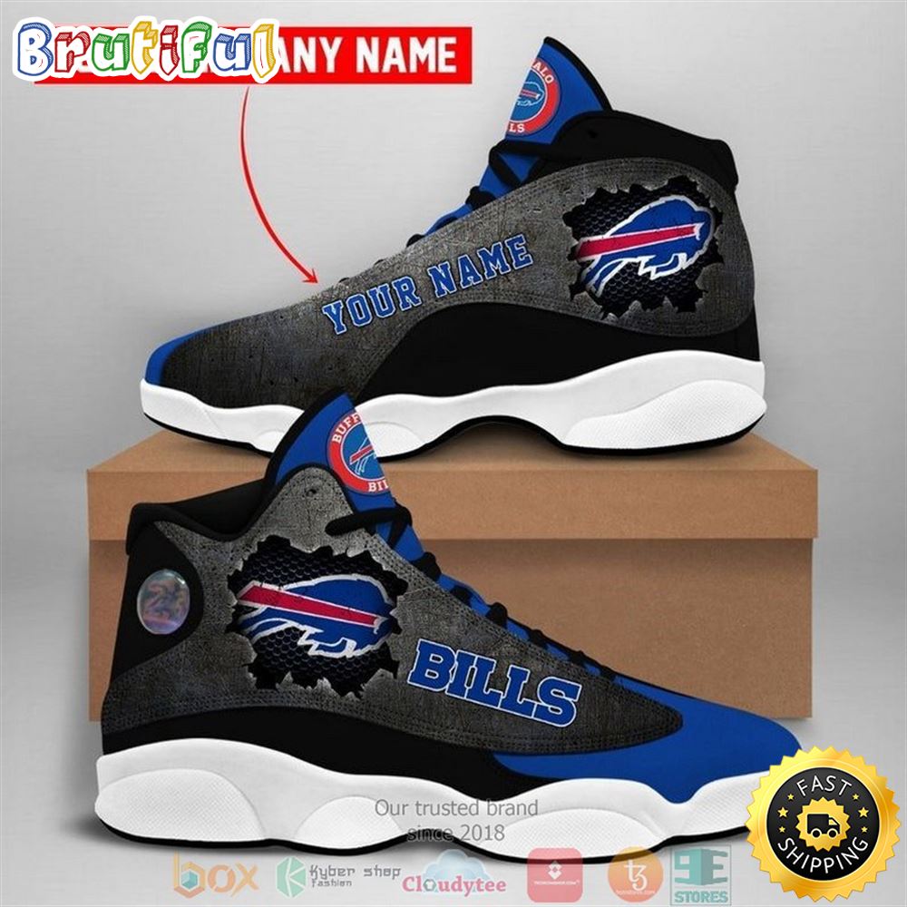 Personalized Nfl Buffalo Bills Nfl Football Team 3 Air Jordan 13 Sneaker Shoes ibv8ww
