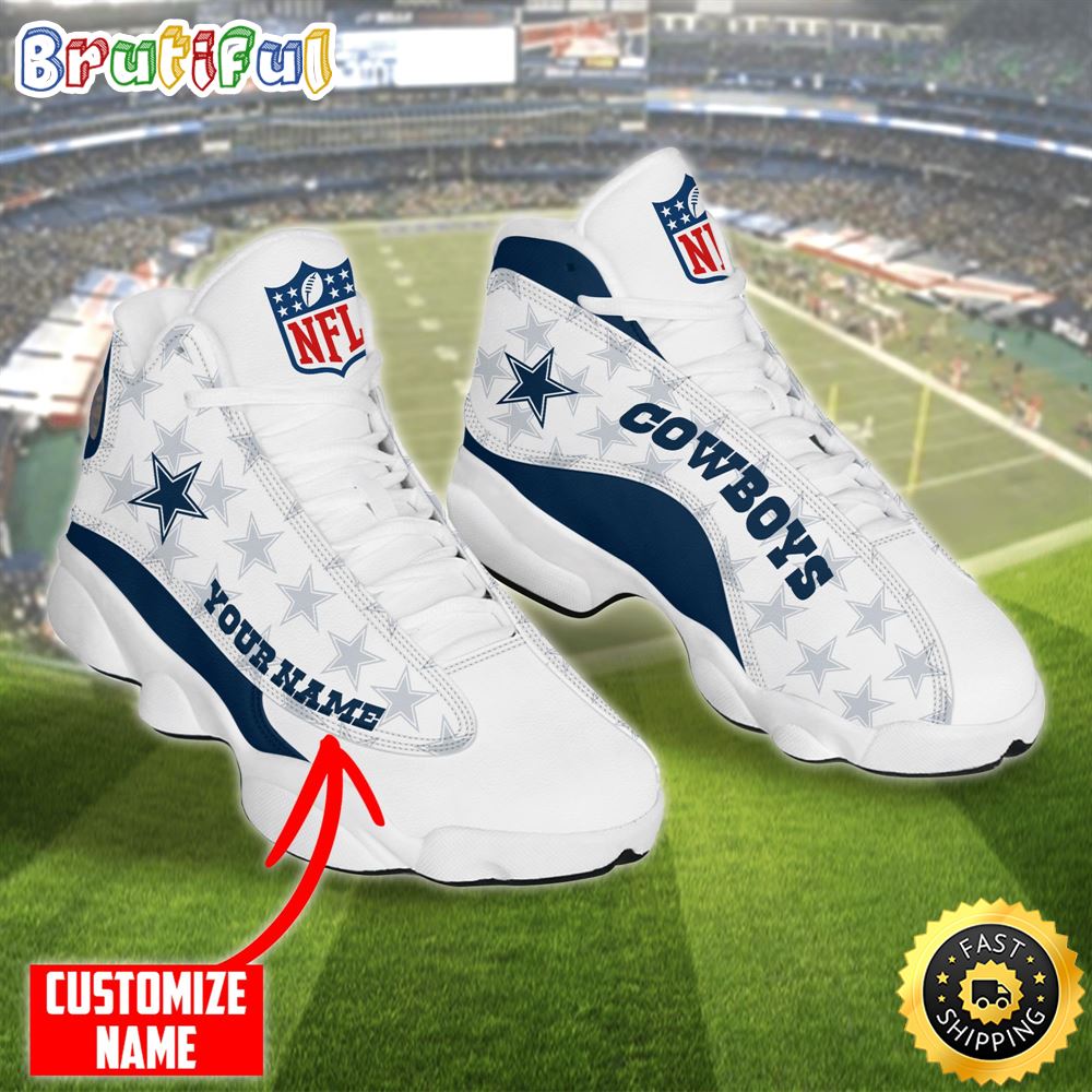 Personalized Nfl Dallas Cowboys Air Jordan 13 Shoes e1ebba