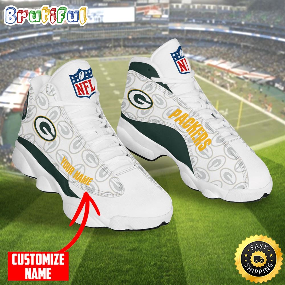 Personalized Nfl Green Bay Packers Air Jordan 13 Shoes dvwjbl