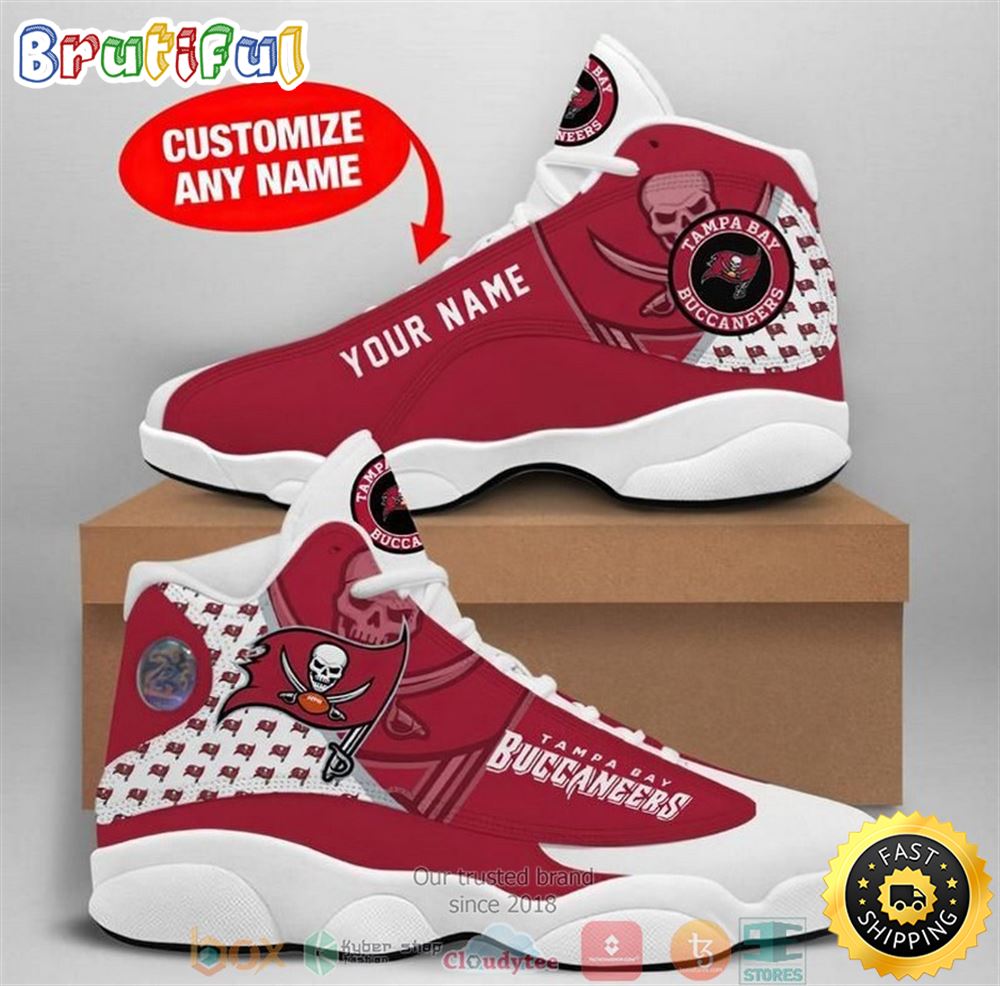 Personalized Tampa Bay Buccaneers Football Nfl 8 Air Jordan 13 Sneaker Shoes yzupib