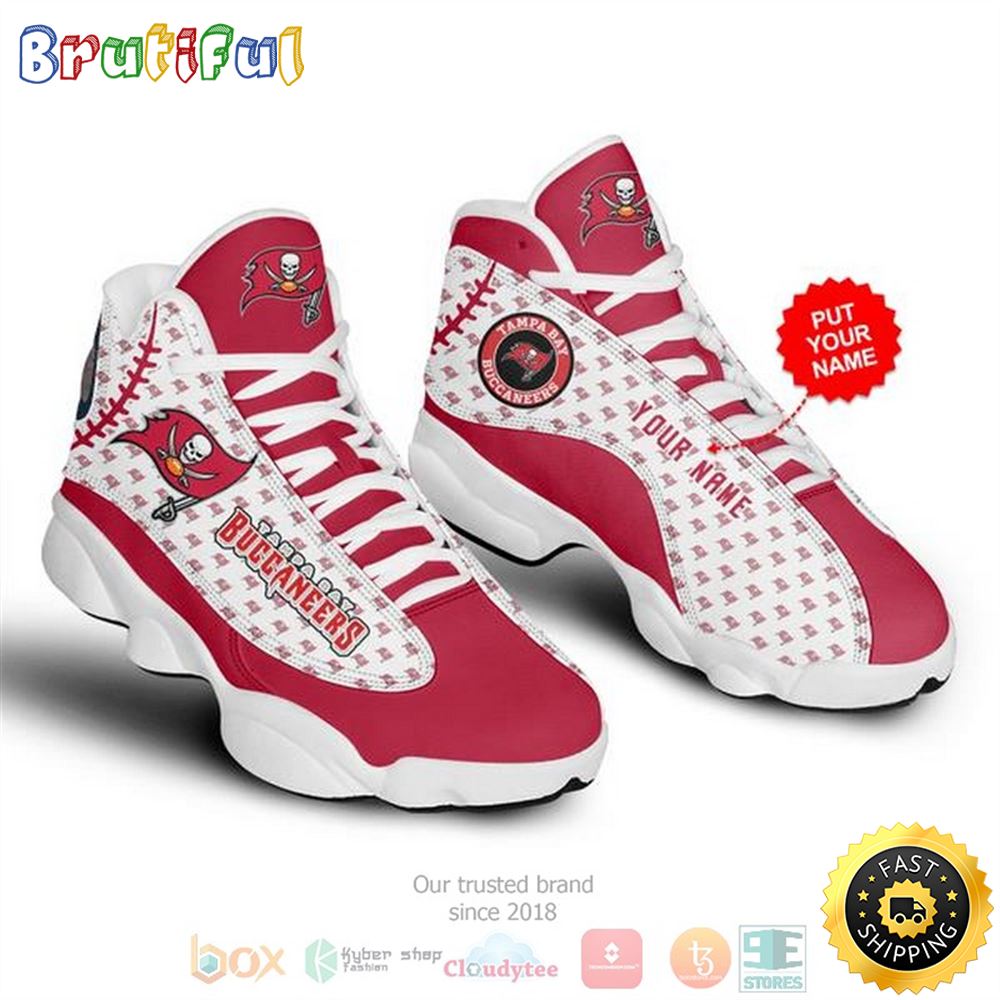 Personalized Tampa Bay Buccaneers Nfl Football Custom Air Jordan 13 Shoes yodvhb