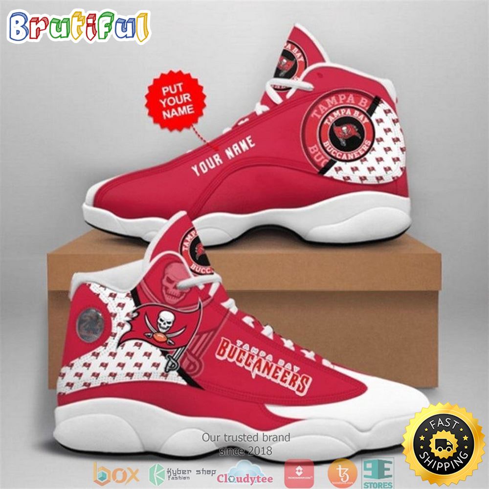 Personalized Tampa Bay Buccaneers Nfl Football Team 9 Air Jordan 13 Sneaker Shoes sozkfk