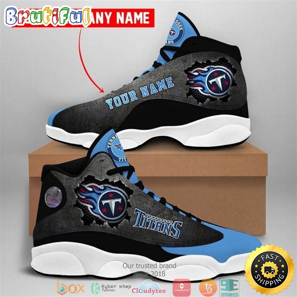 Personalized Tennessee Titans Nfl Football Team Air Jordan 13 Sneaker Shoes io1ajx